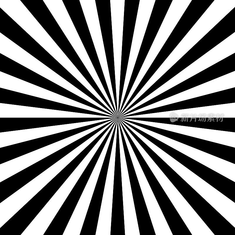 Op art: Abstract diminishing perspective background